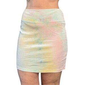 Colorful Tie-Dye Skirt